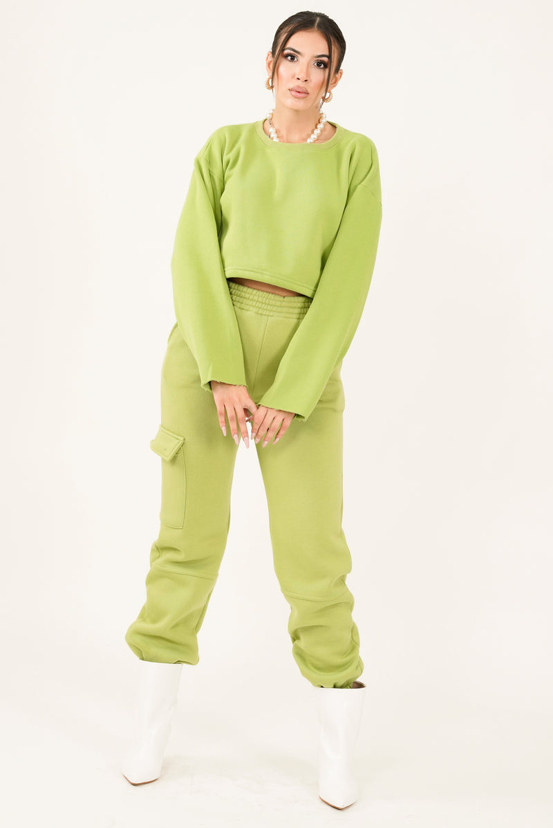 Diletta Trouser - Lime