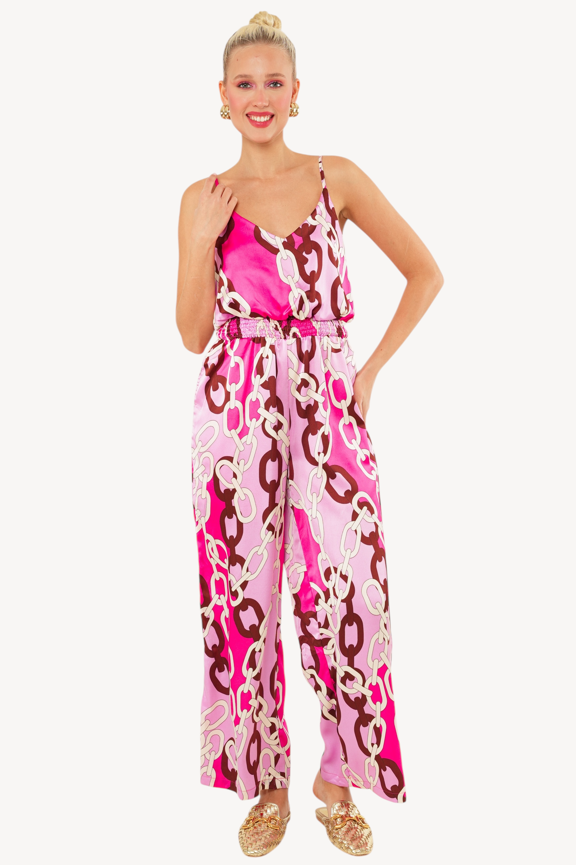 Chaina Jumpsuit - Pink