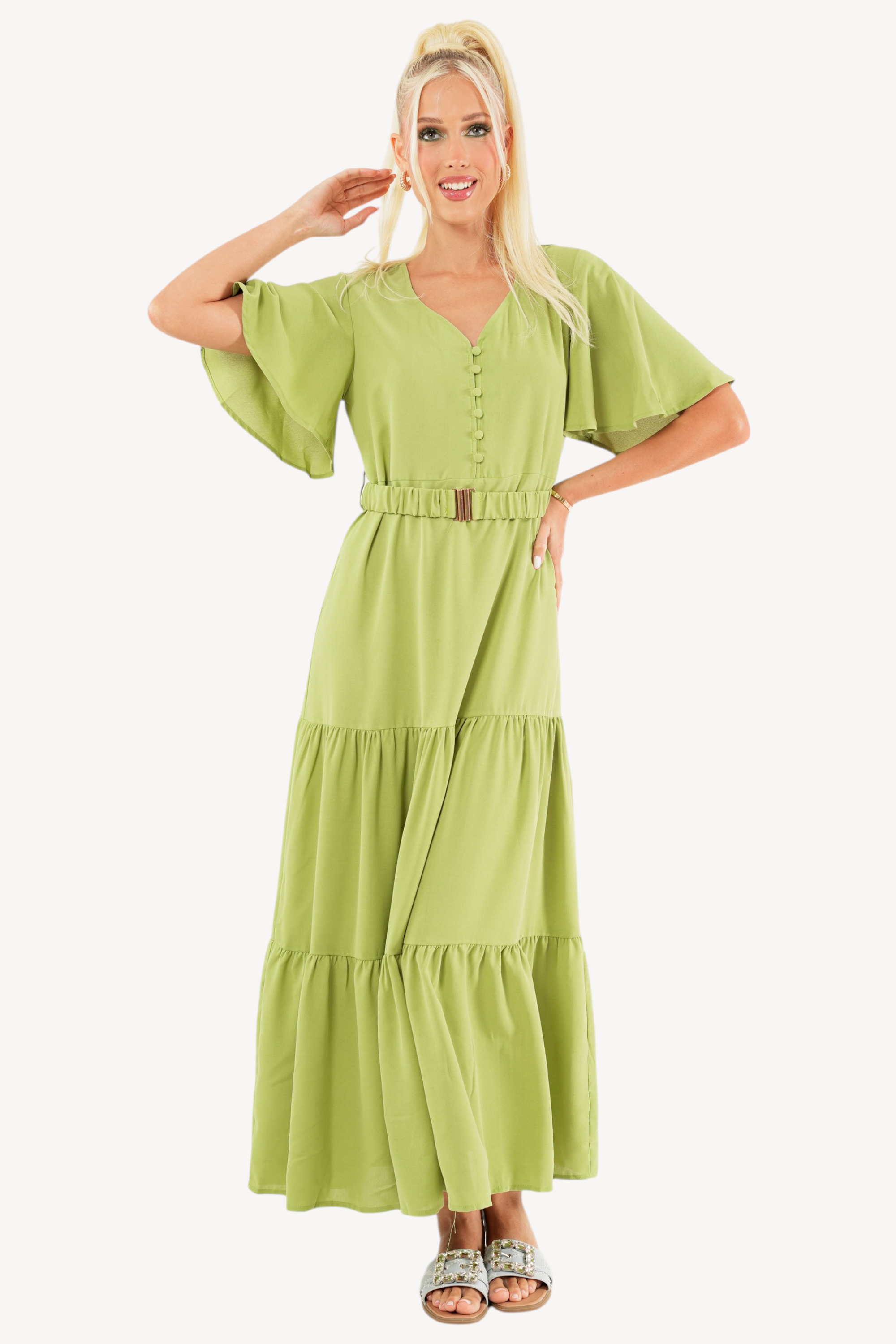 Eugenie Dress - Green