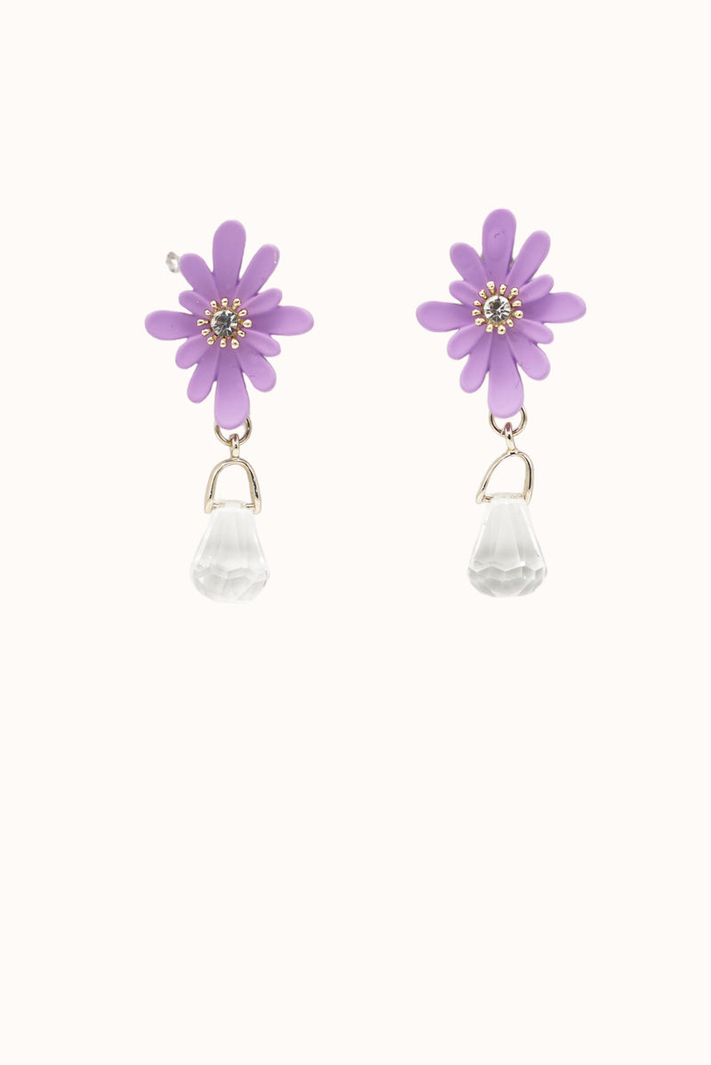 Lya Earrings - Purple
