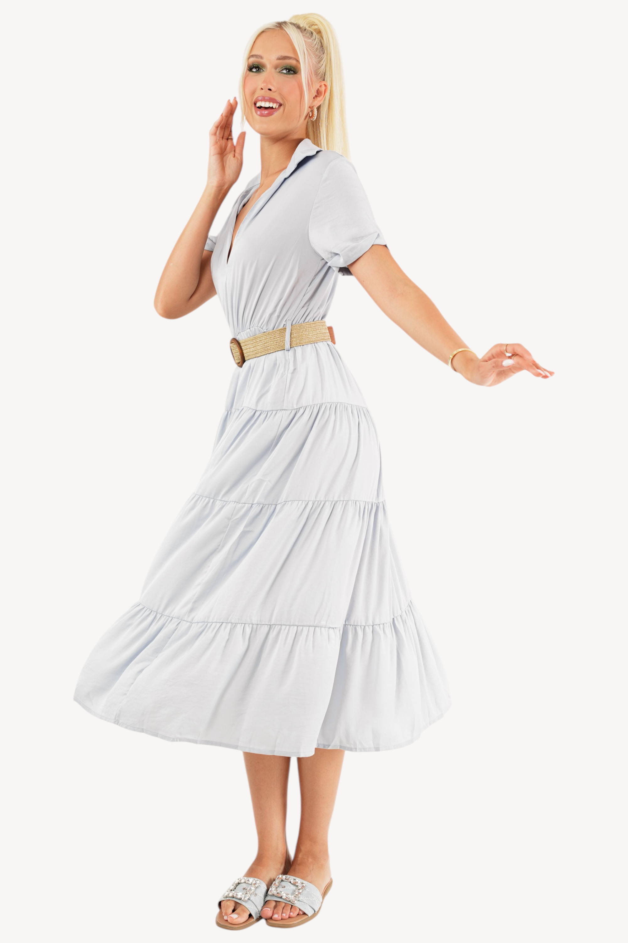 Brianna Dress - Blue