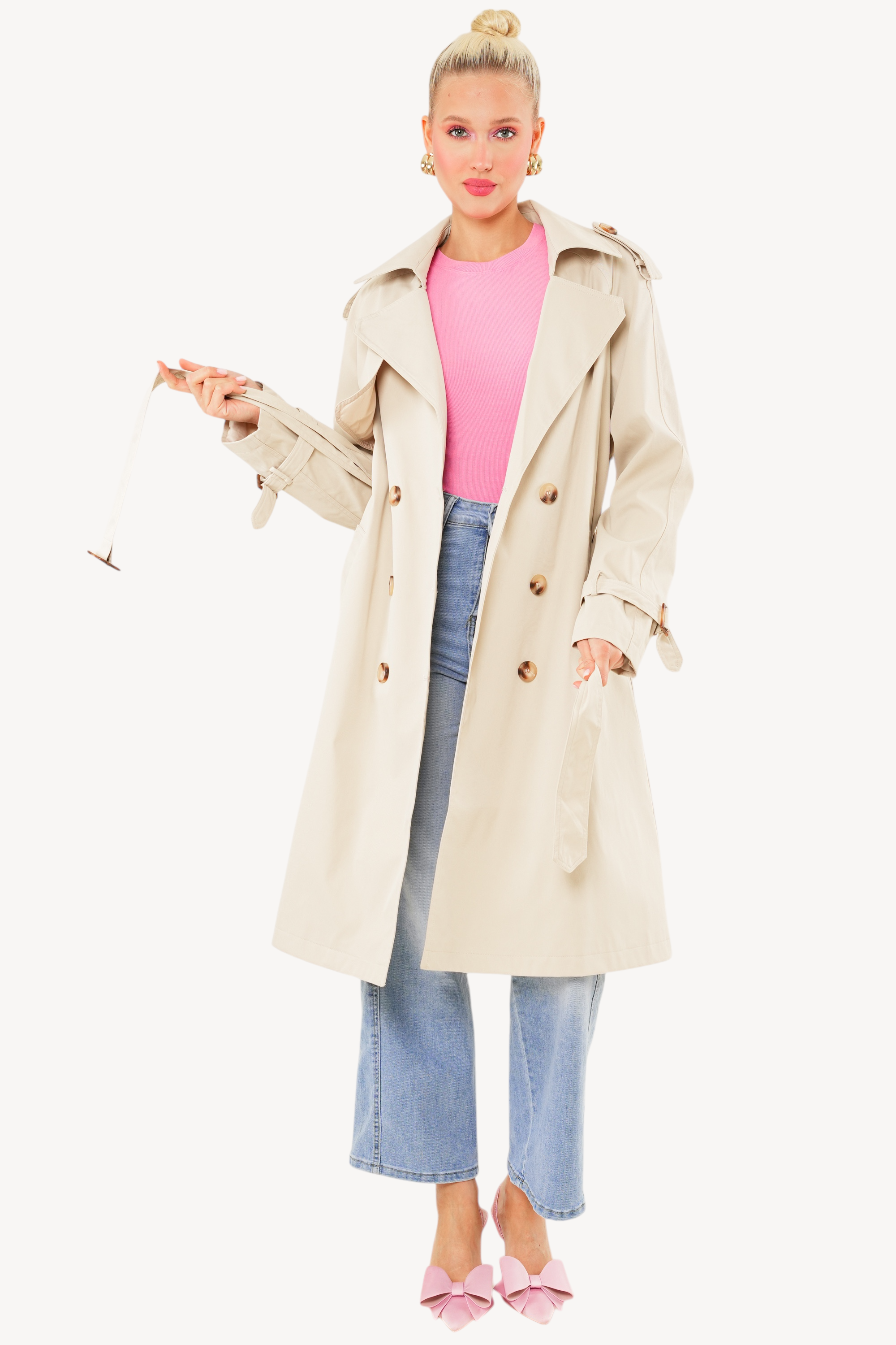 Lila Trenchcoat