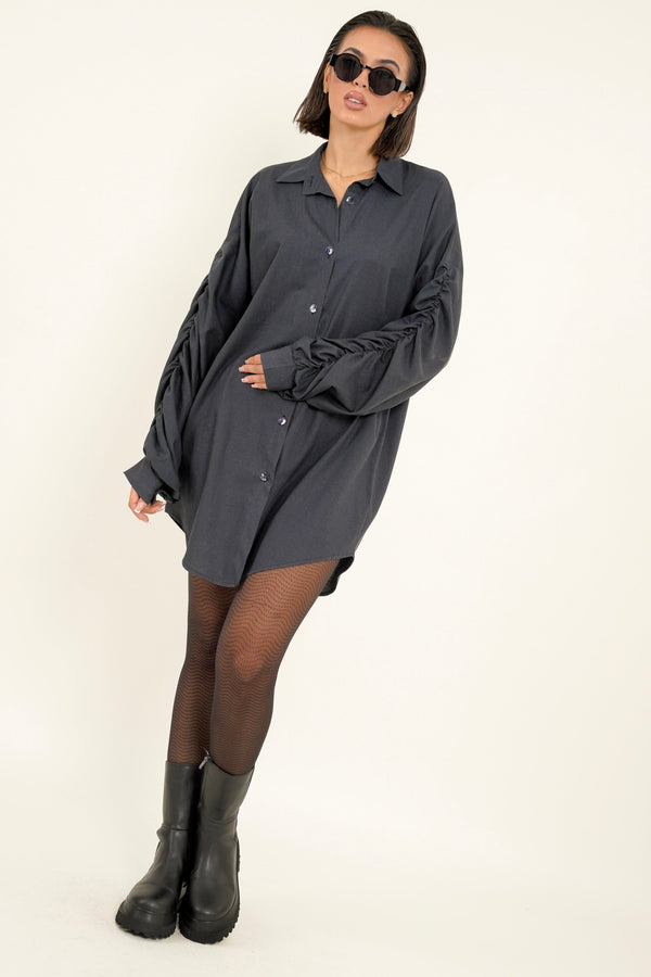 Alma Blouse - Dark Blue