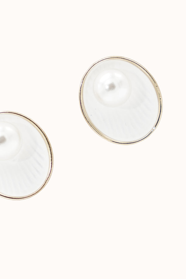 Seasha Earrings - White