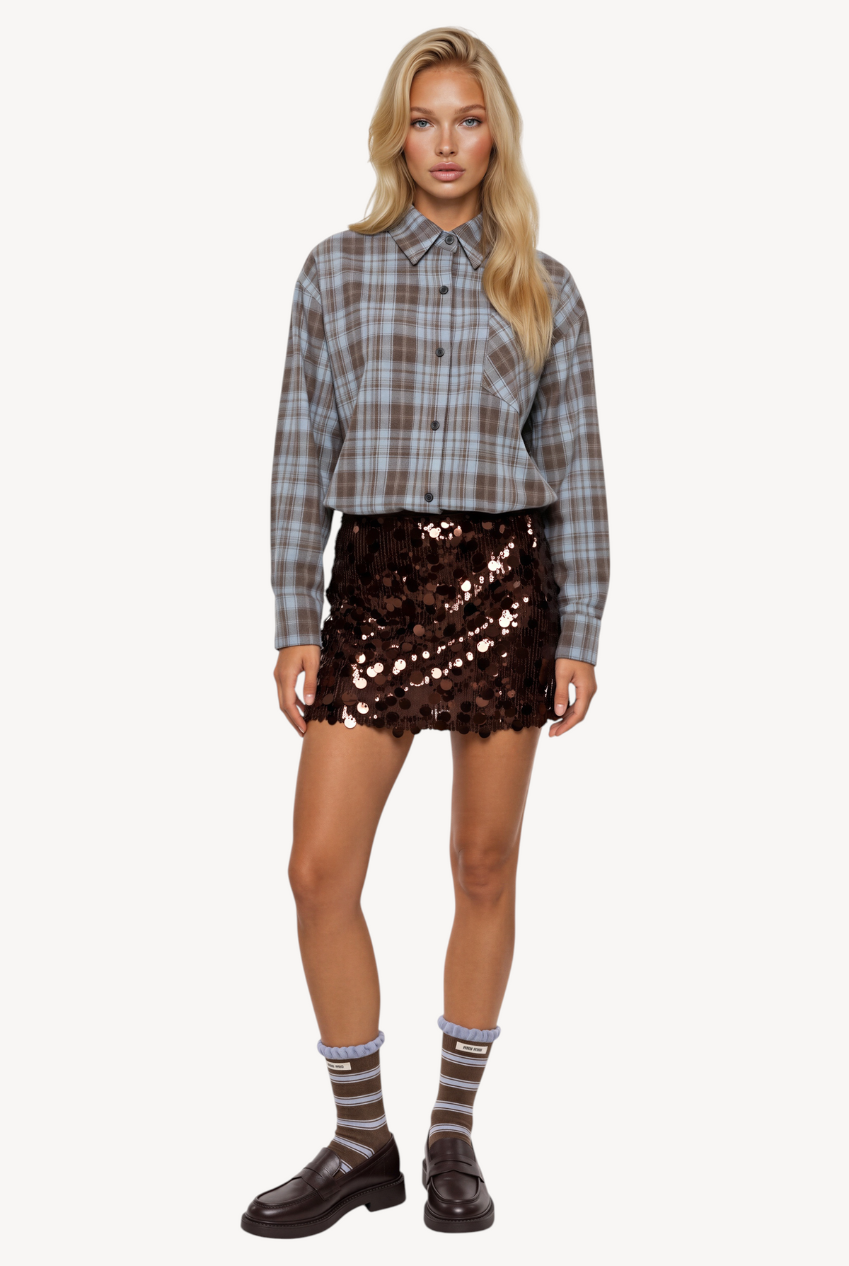 Meet Me Later Check Shirt