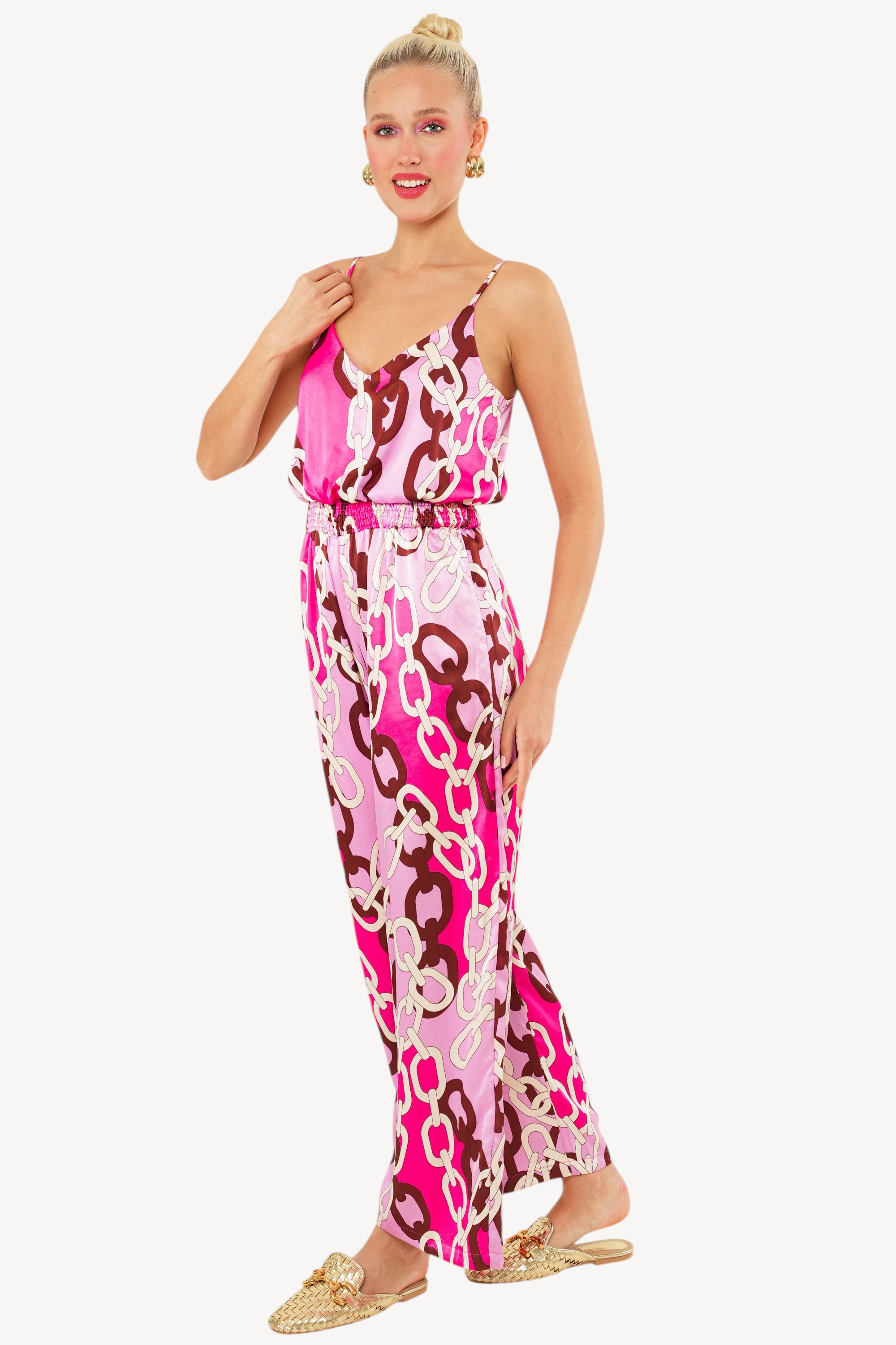 Chaina Jumpsuit - Pink