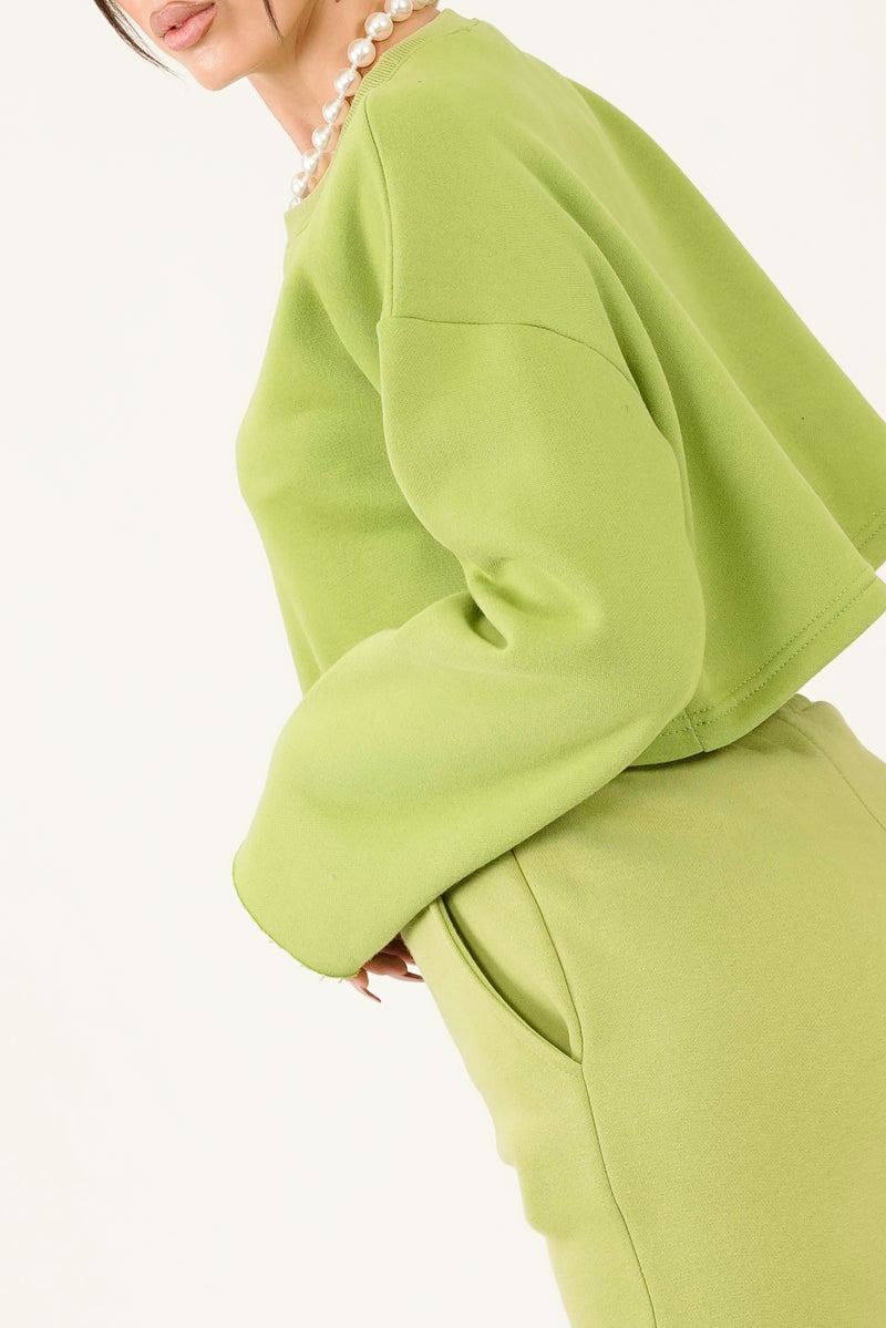 Diletta Trouser - Lime