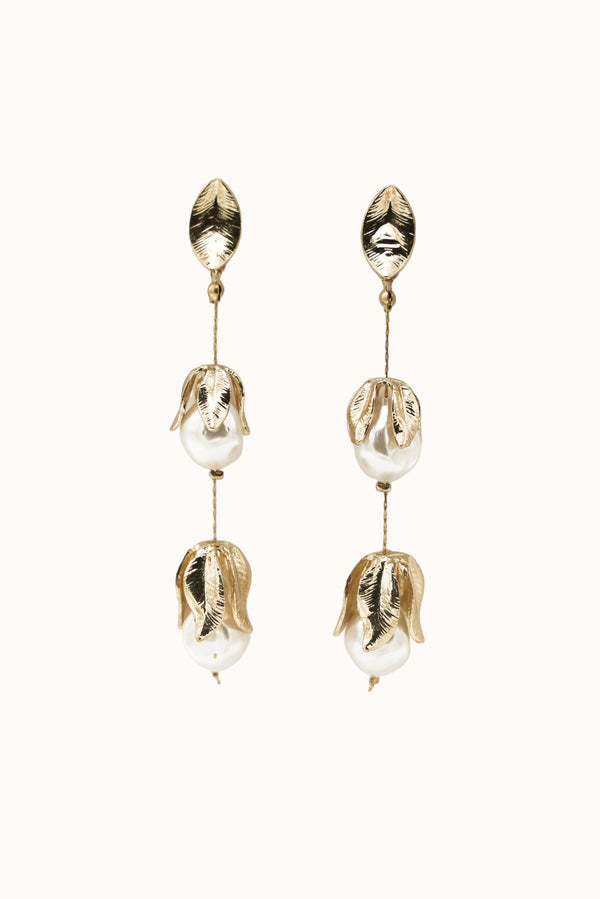 Ekaterina Earrings - Gold