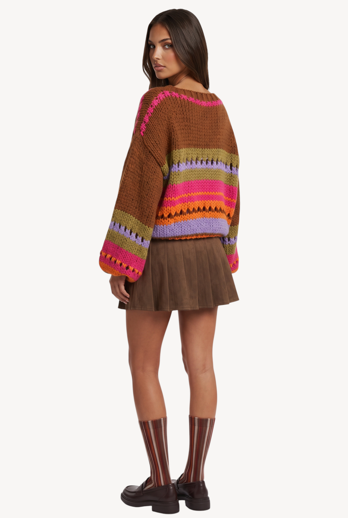 Dolce Stripe Knit Sweater