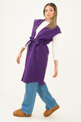 Mona Gilet - Dark Purple
