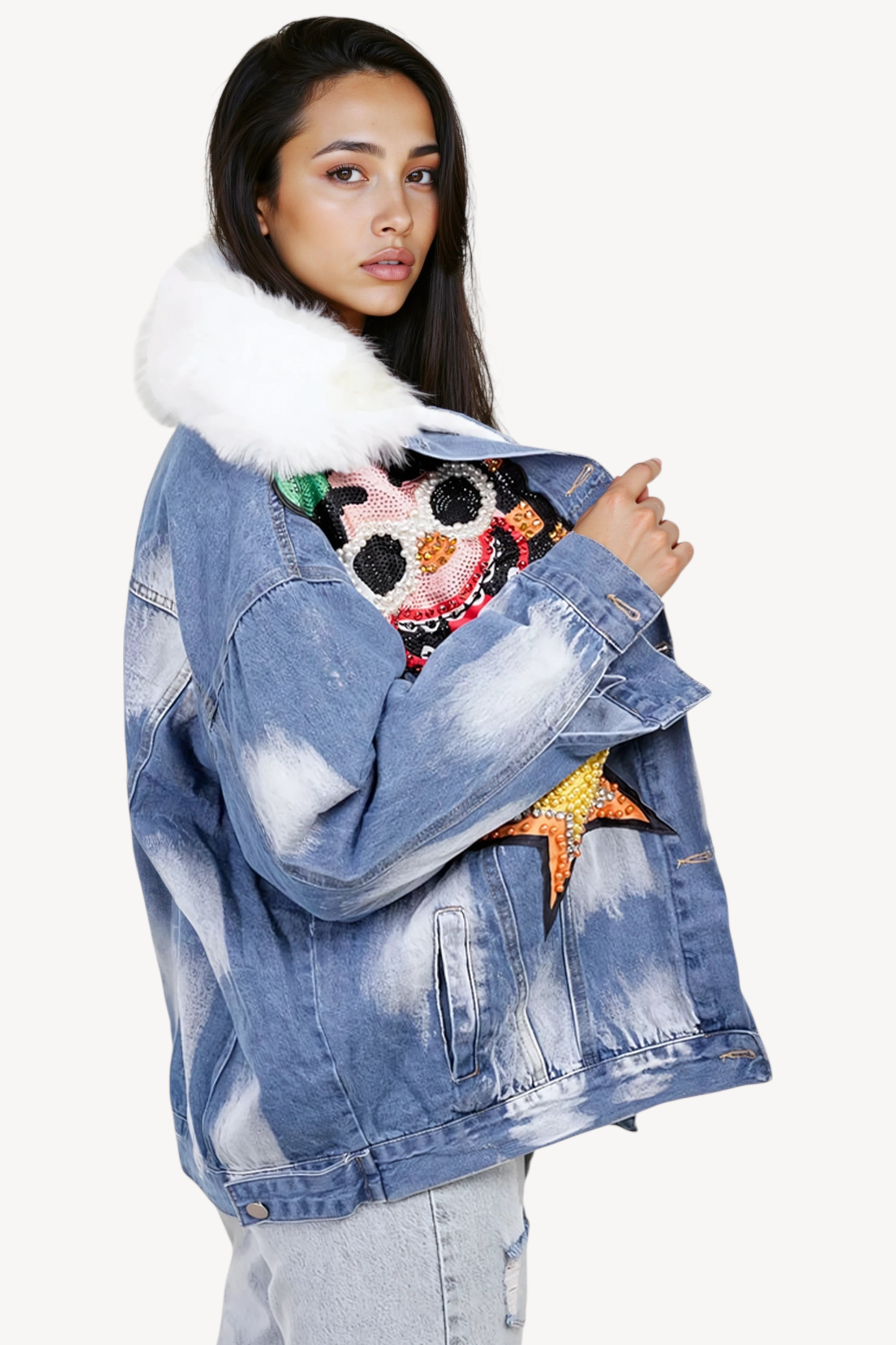 Kiera Jacket - Denim Blue