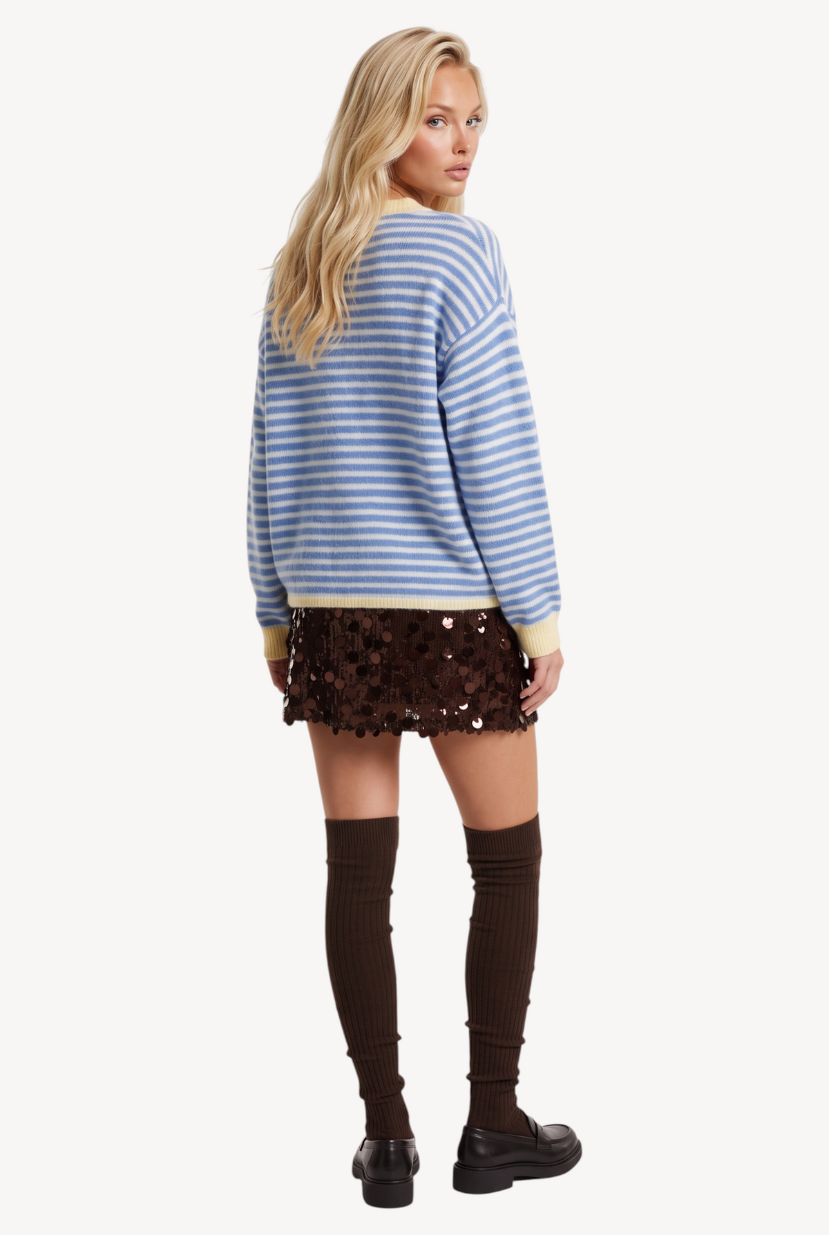 Bluebell Stripe Cardigan