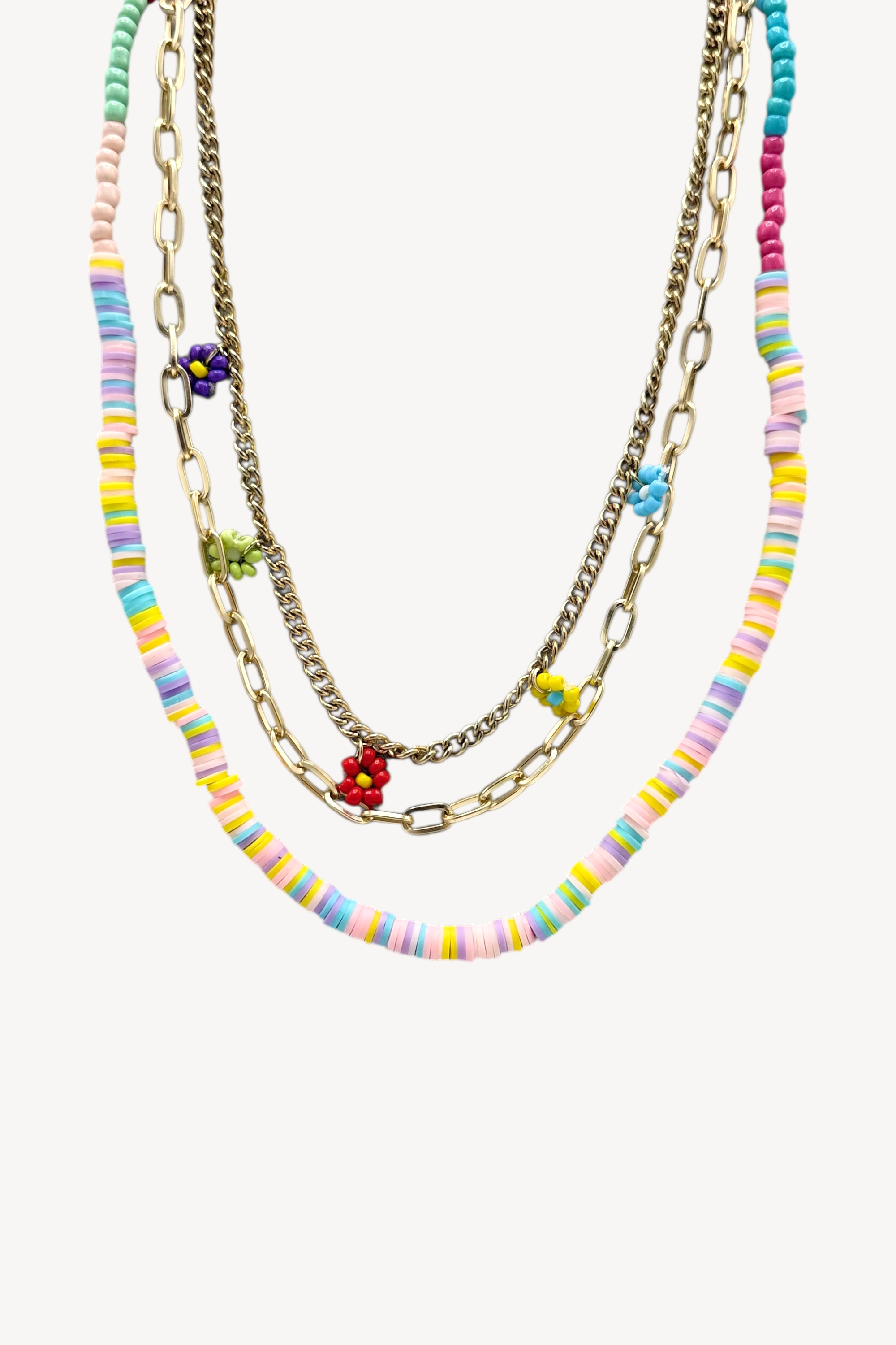 Pastels Flower Necklace