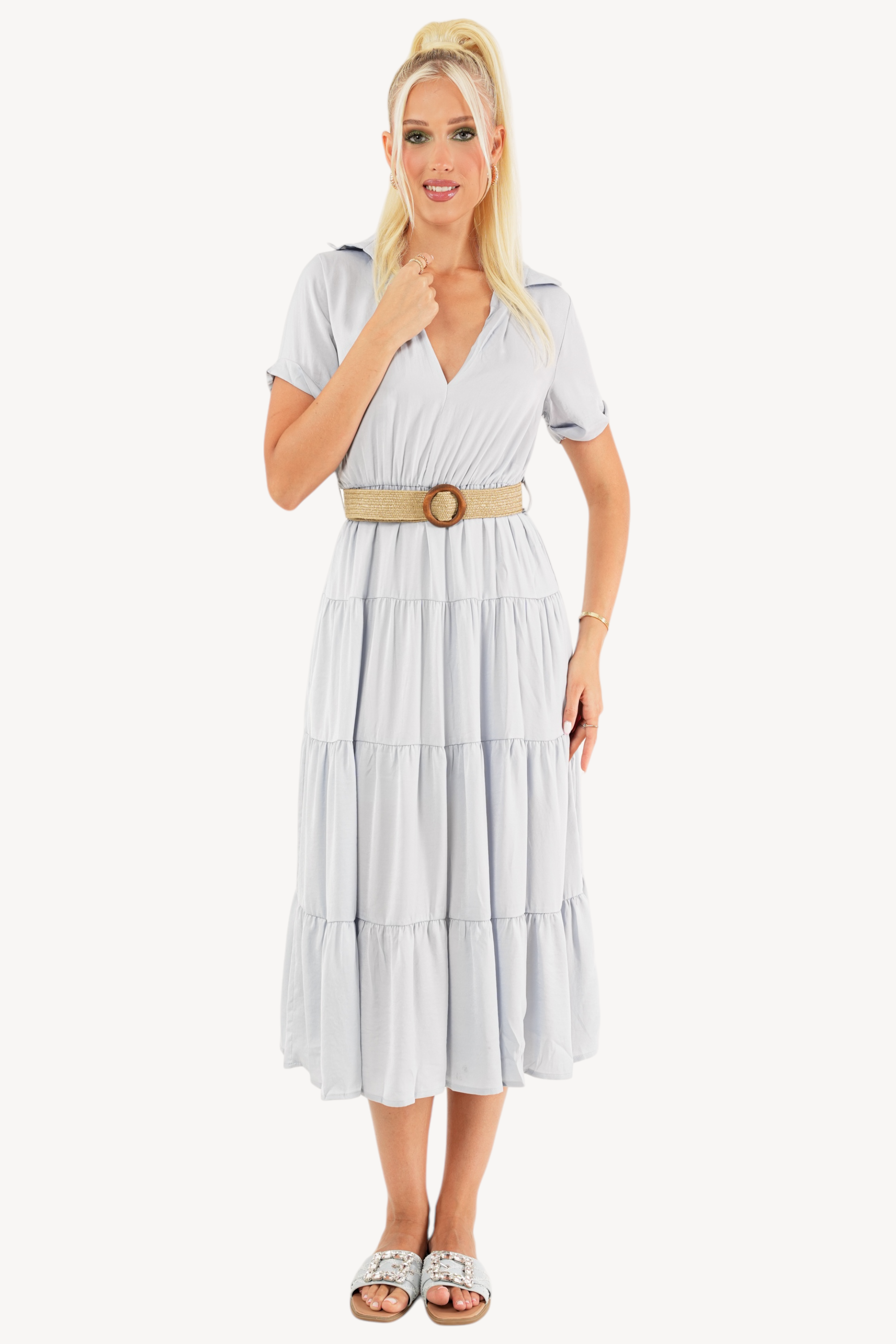 Brianna Dress - Blue