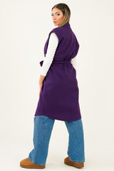 Mona Gilet - Dark Purple