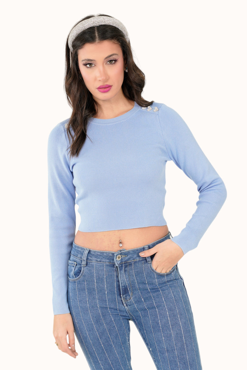 Milly Sweater - Light Blue