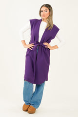 Mona Gilet - Dark Purple