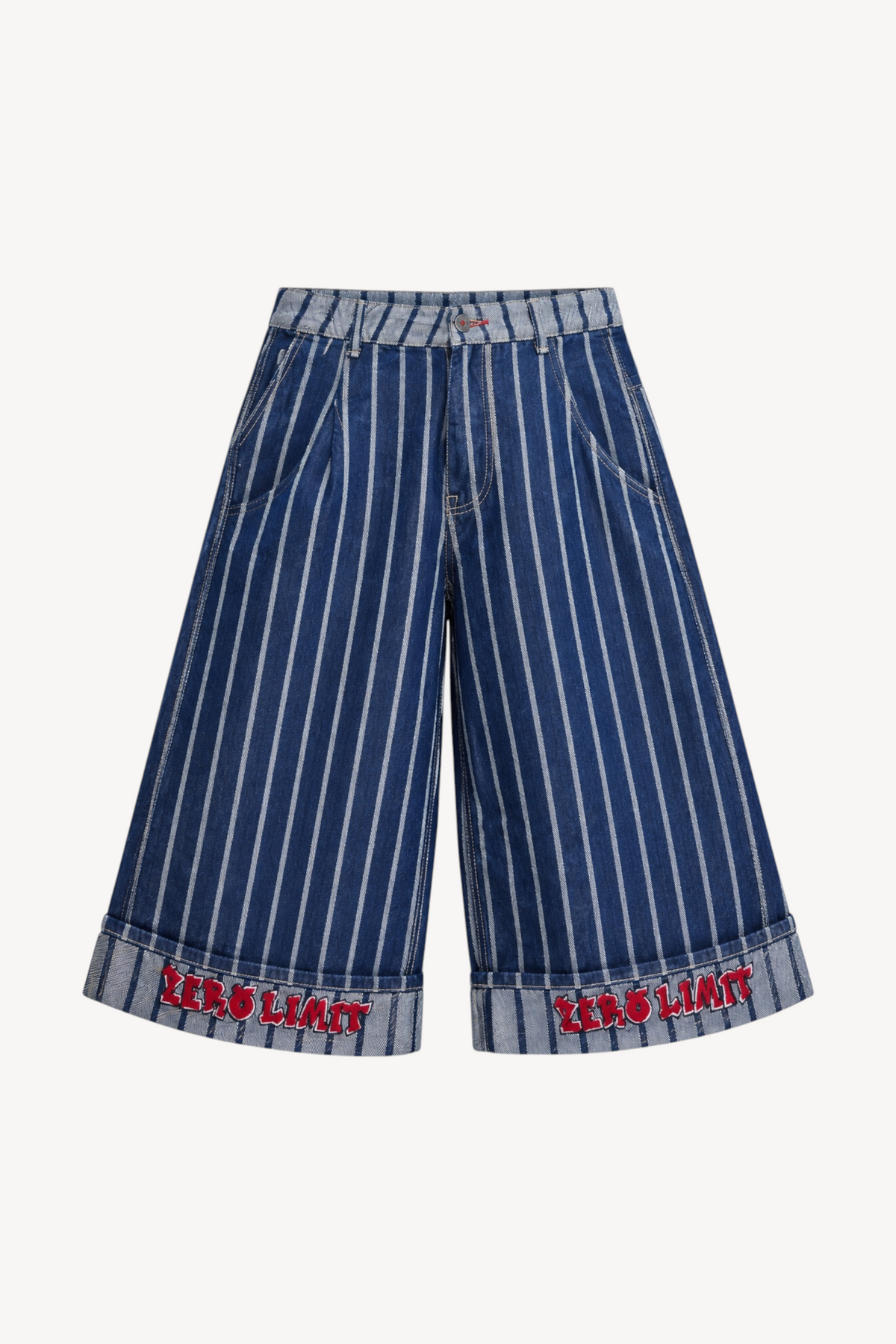 Little League Pinstripe Jorts