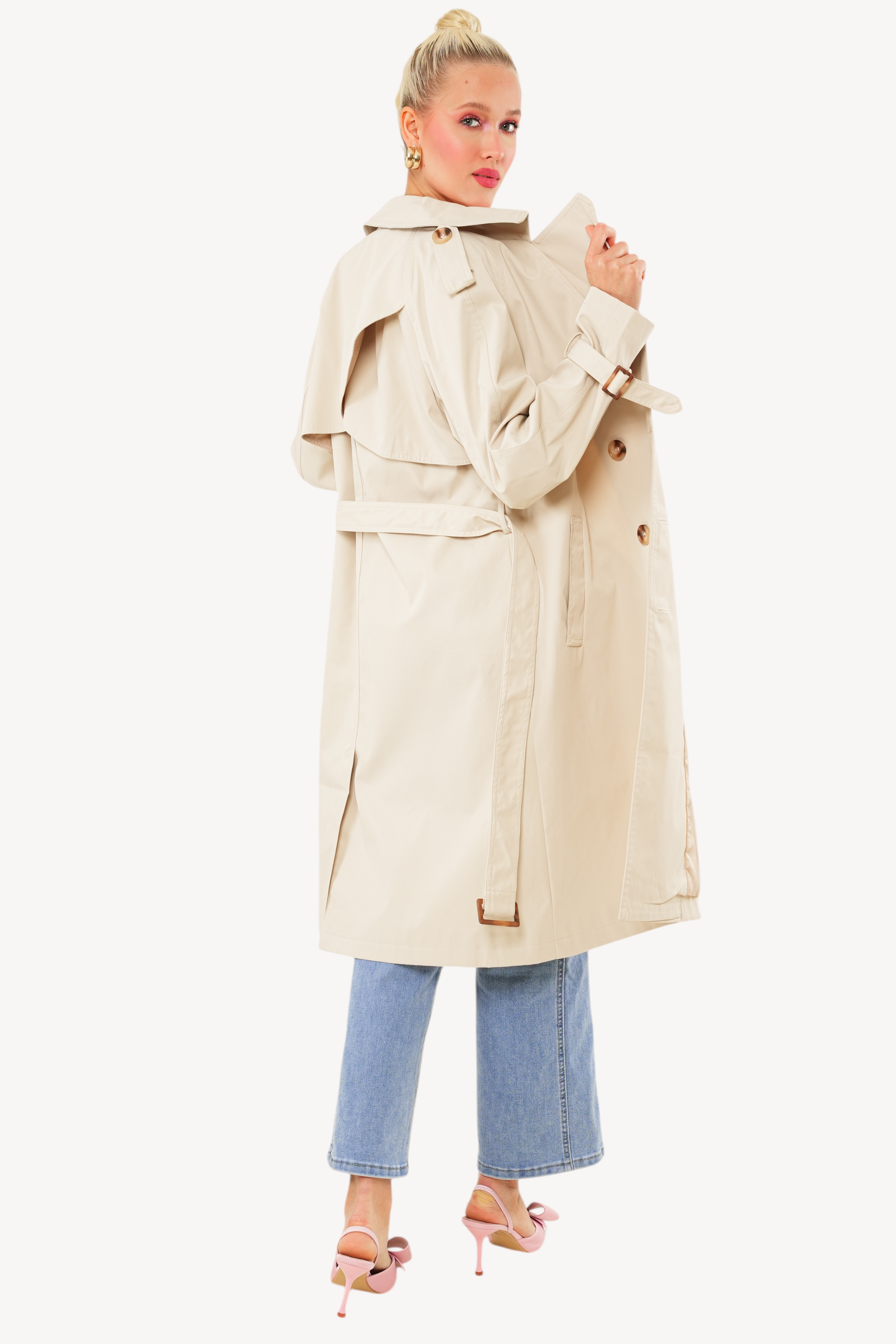Lila Trenchcoat