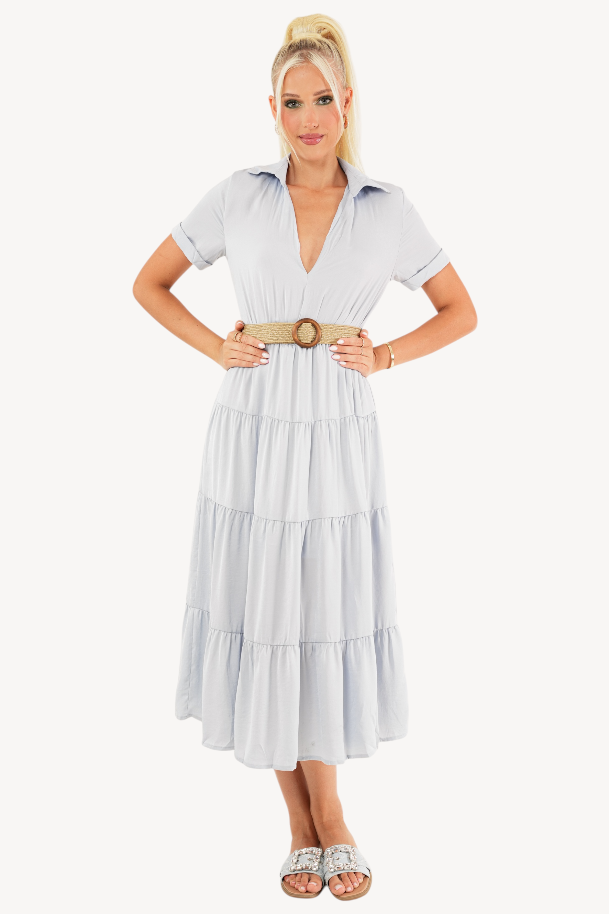 Brianna Dress - Blue
