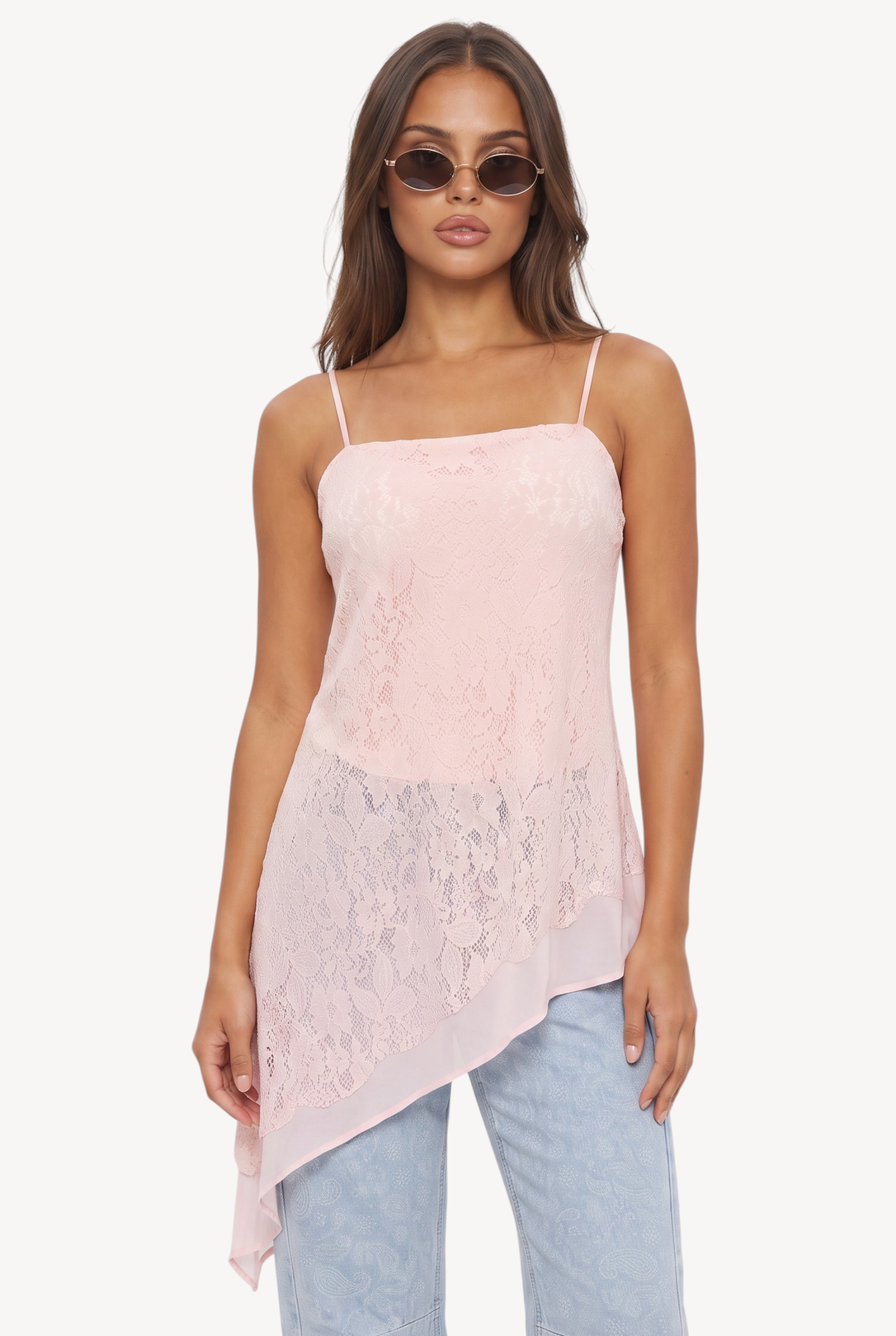 Barely Blush Lace Top