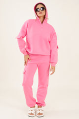 Gracia Hoodie - Pink