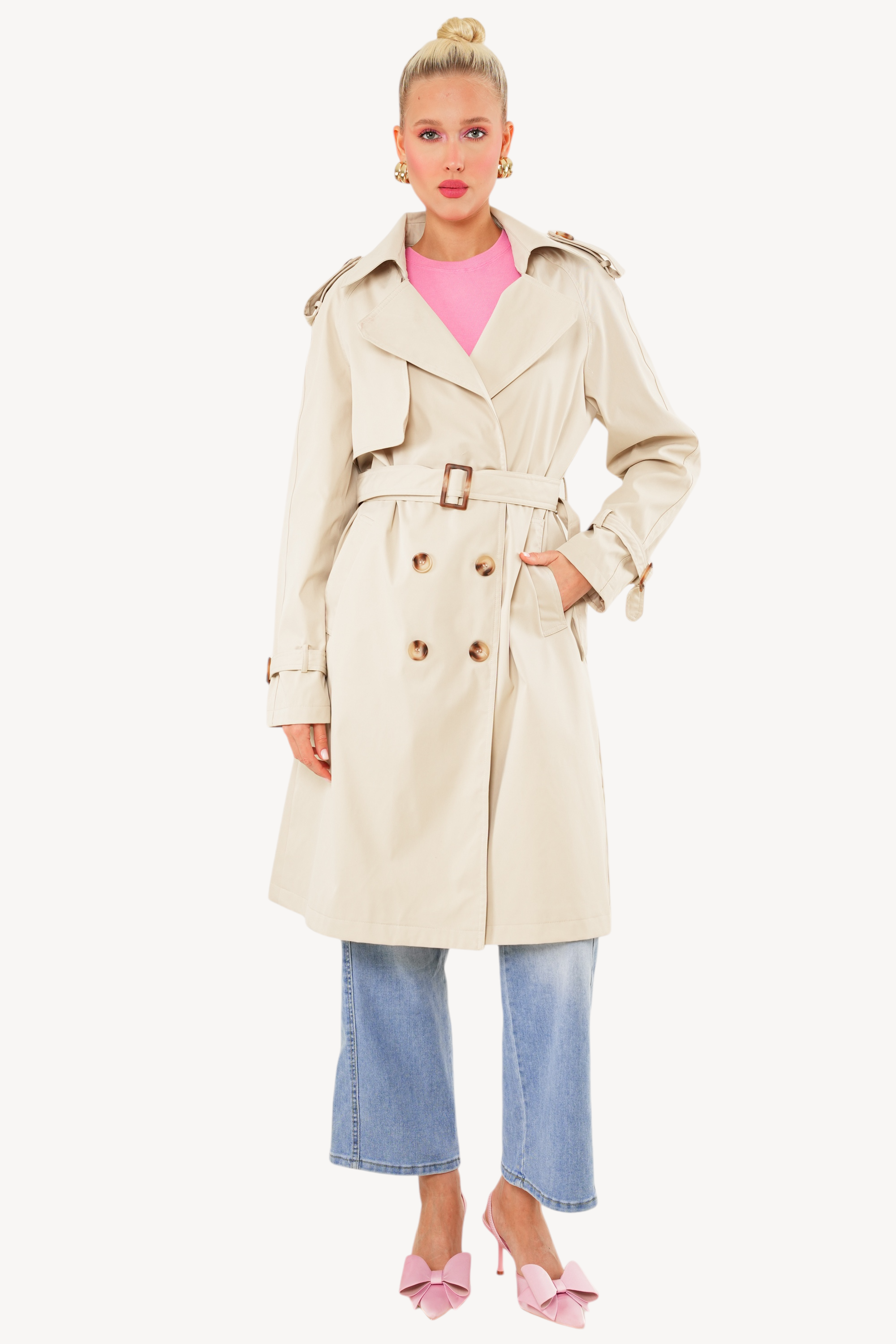 Lila Trenchcoat