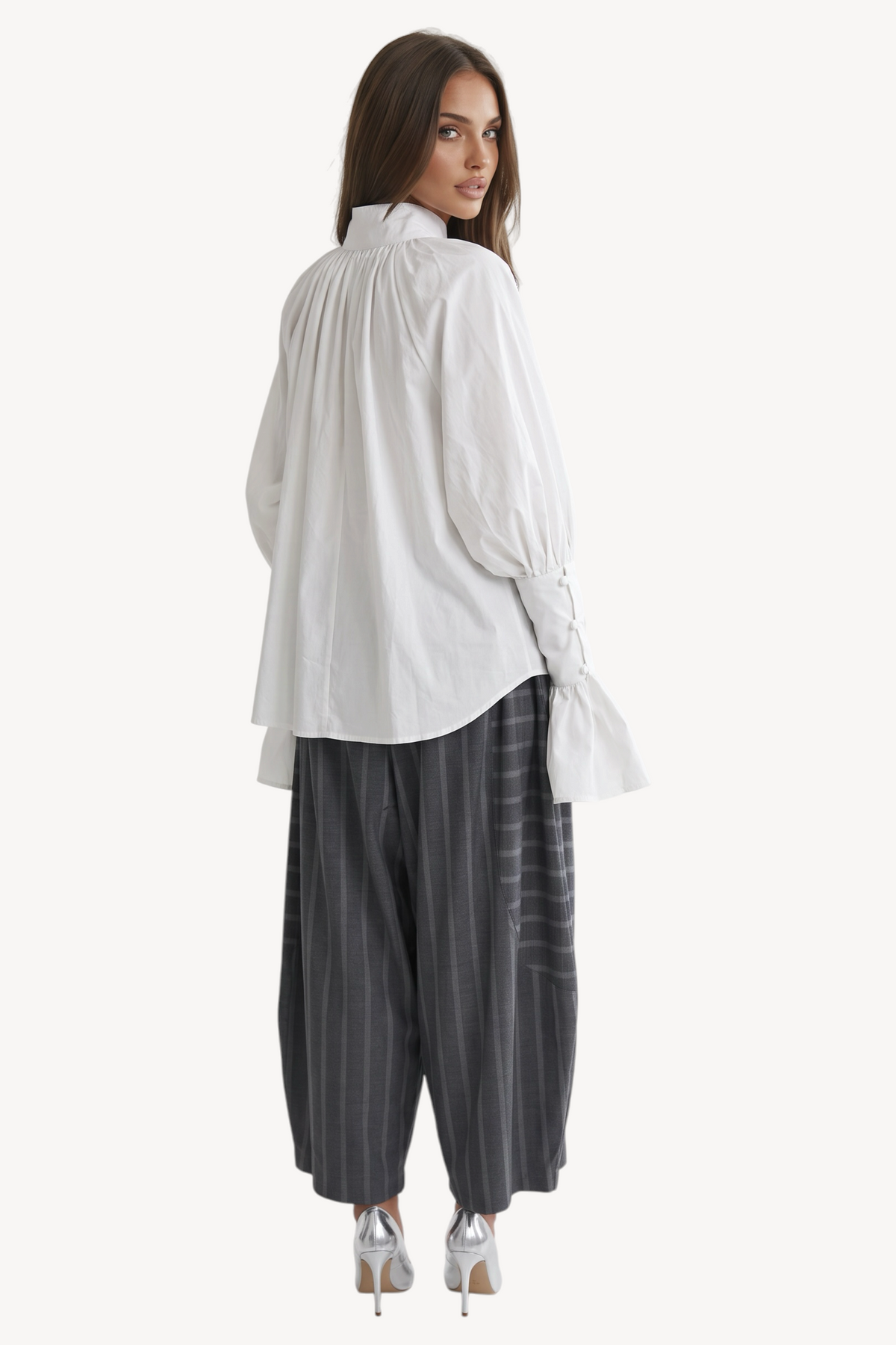 Pure Drama White Blouse