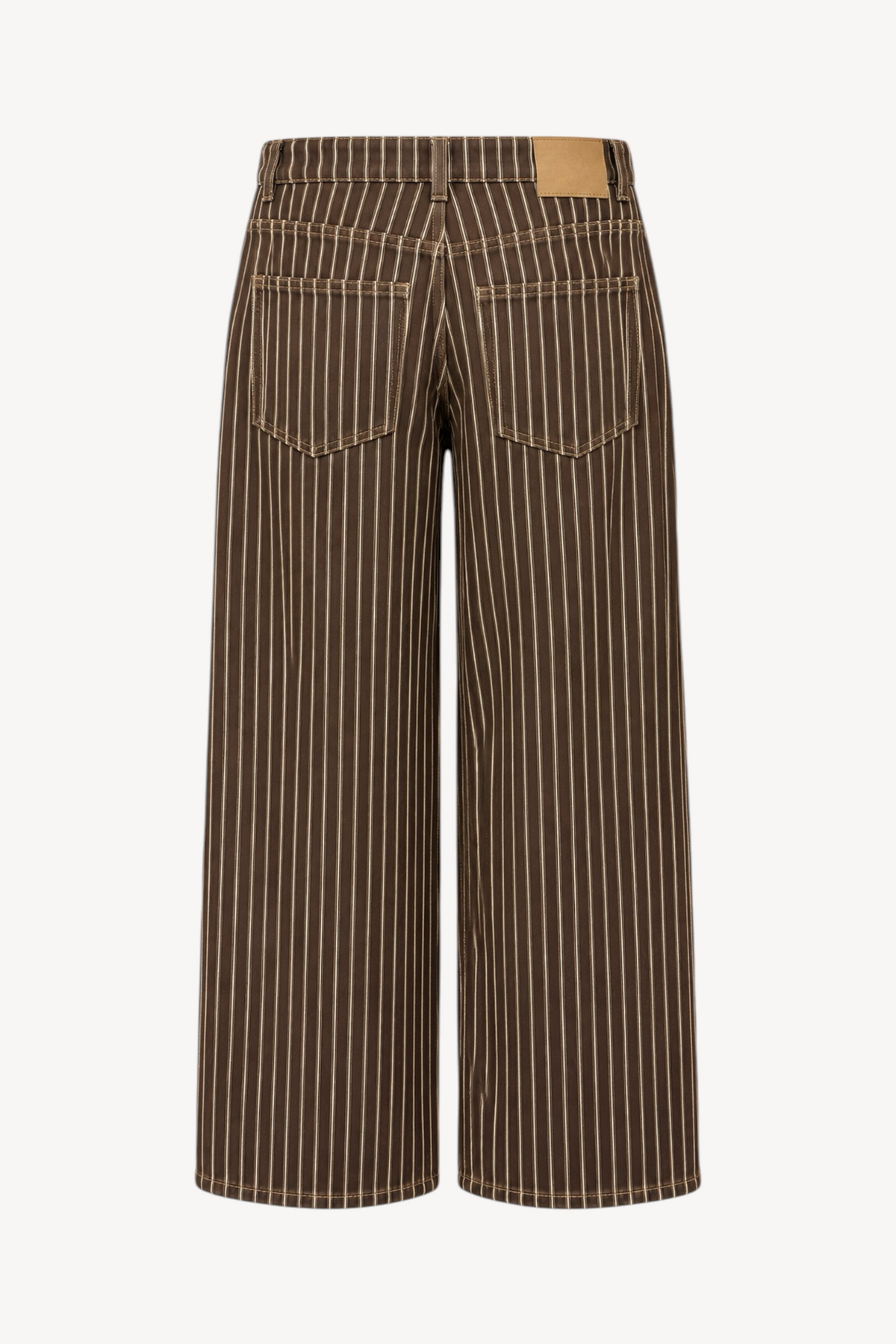 Cocoa Pinstripe Jeans