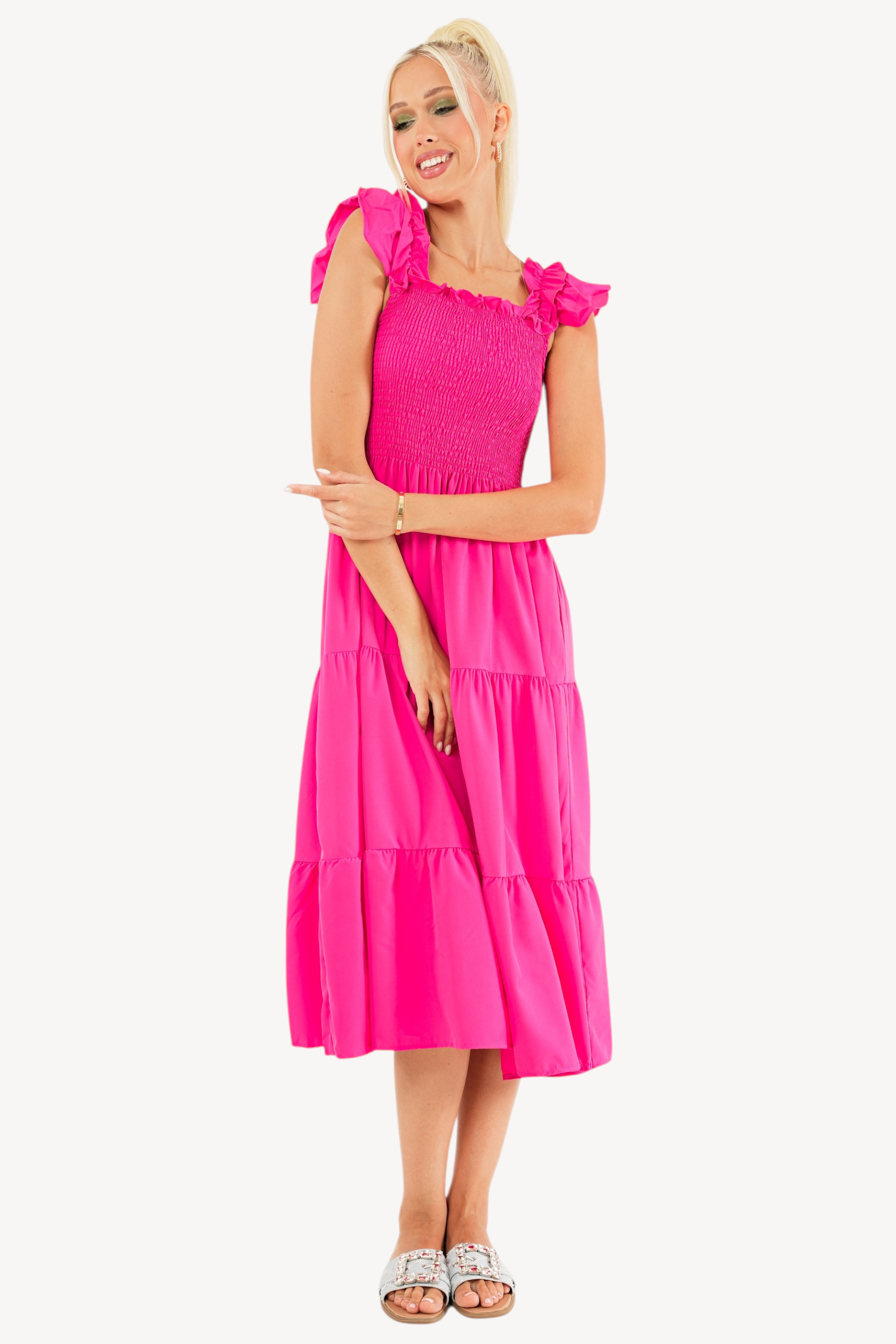 Dolla Dress - Fuchsia