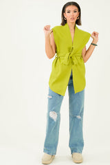 Nyra Gilet - Lime