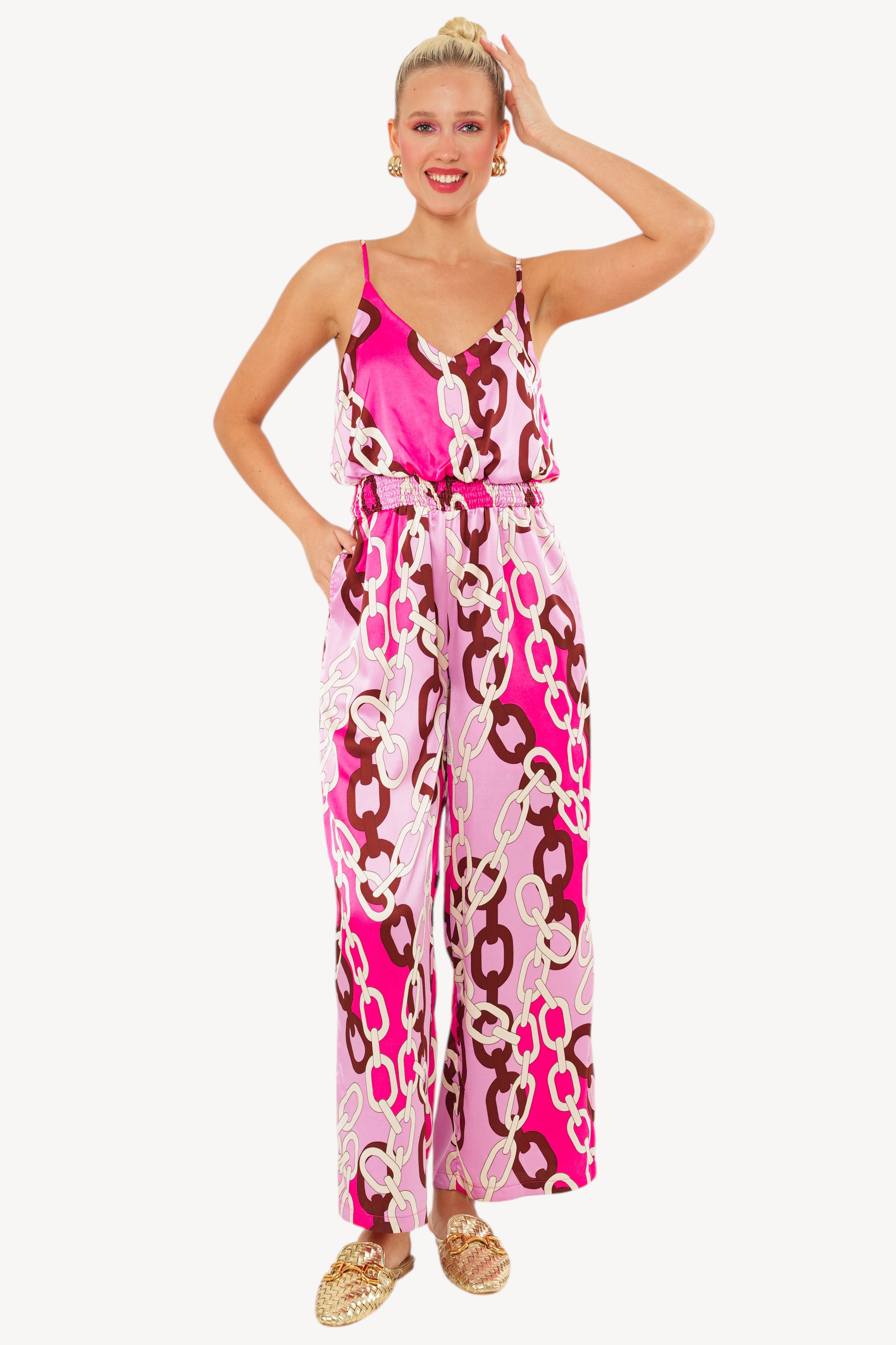 Chaina Jumpsuit - Pink