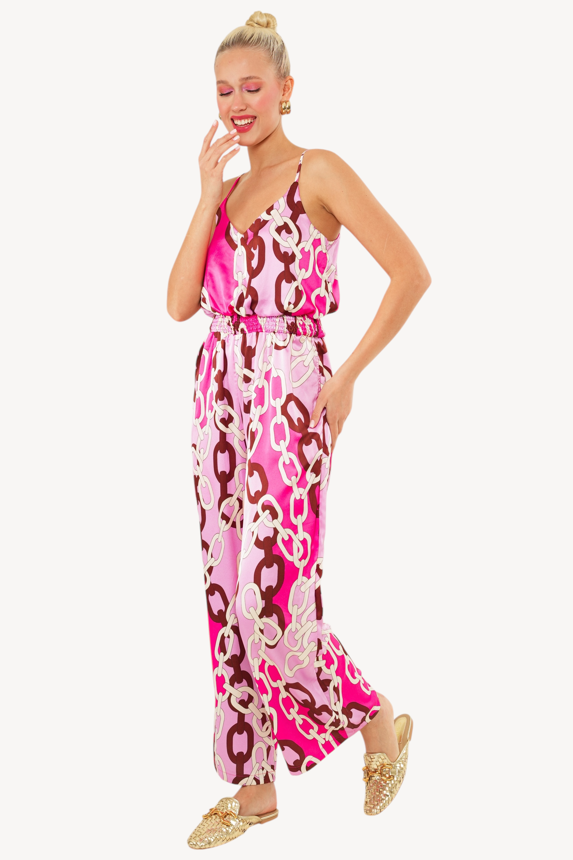 Chaina Jumpsuit - Pink