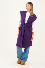 Mona Gilet - Dark Purple
