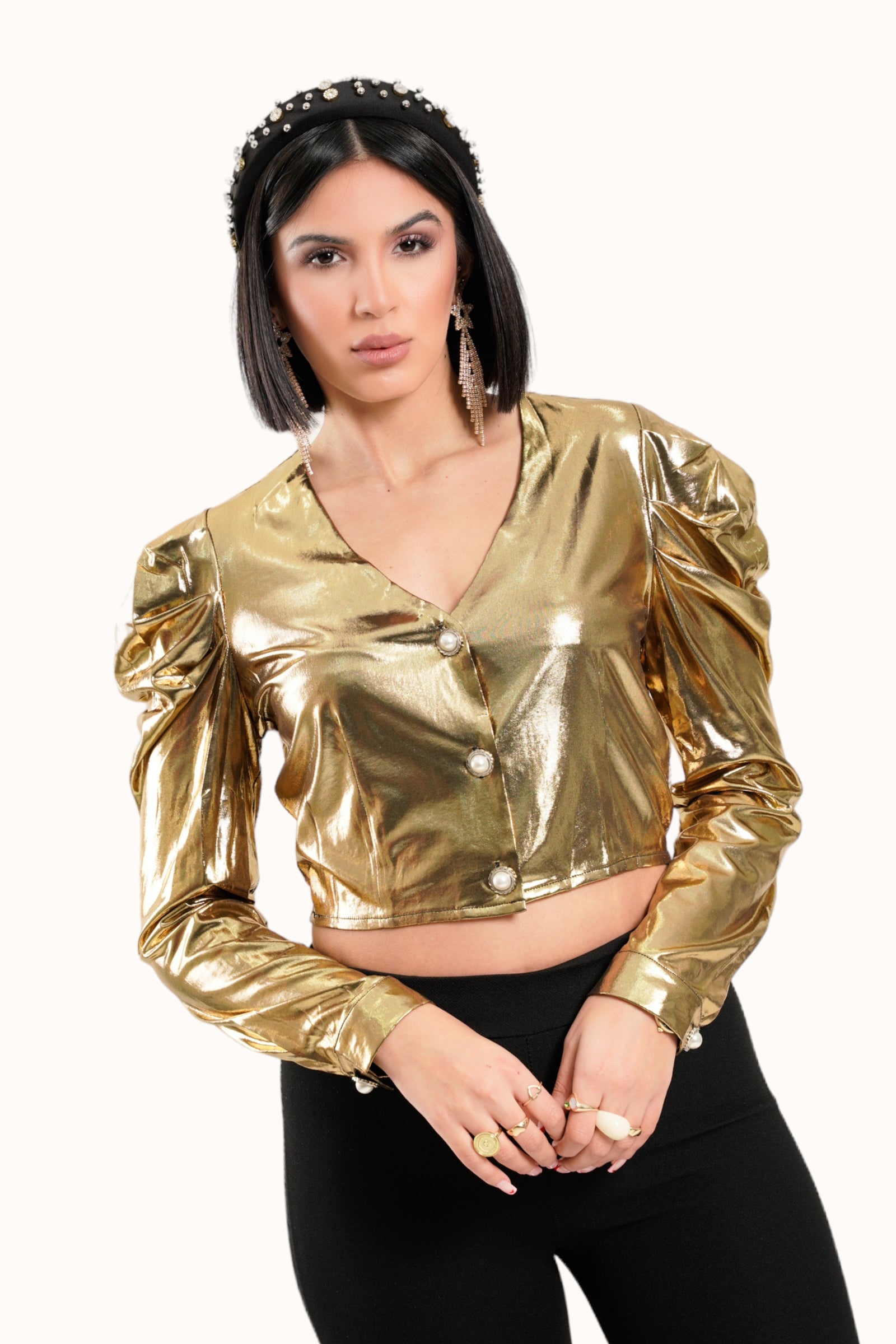 Lima Top - Gold