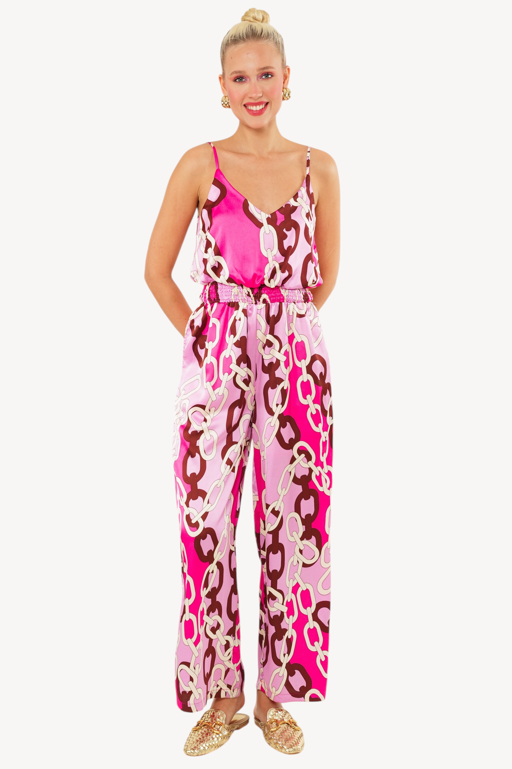 Chaina Jumpsuit - Pink