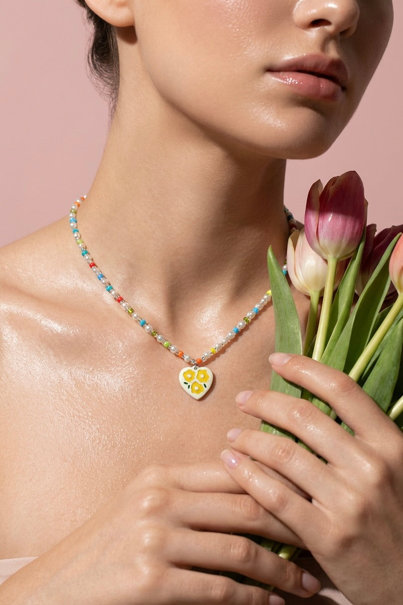 Cutie flower necklace