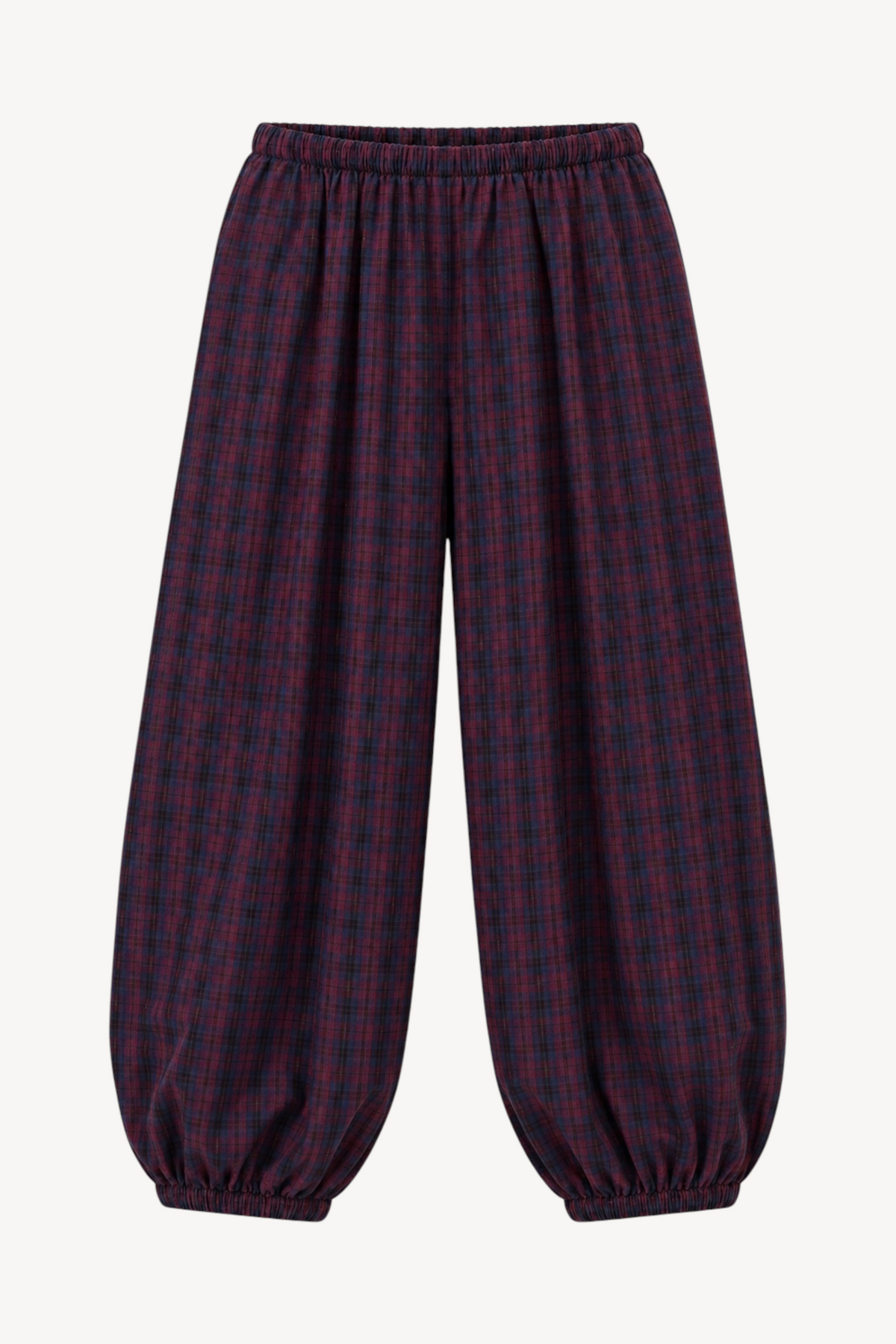 Plaid About You Balloon Pants