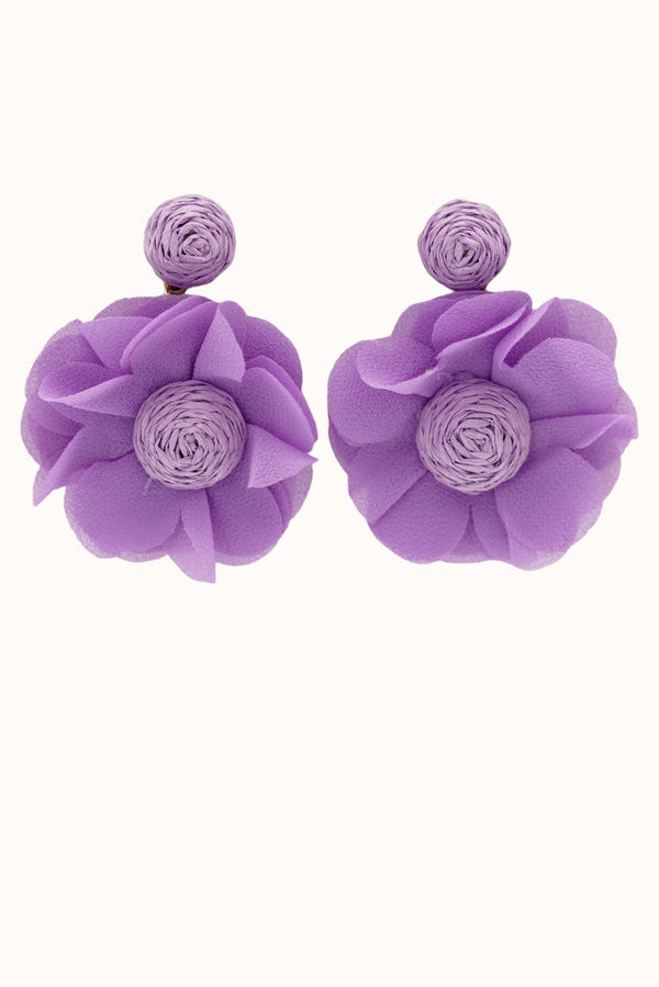 Charlene Earrings - Purple