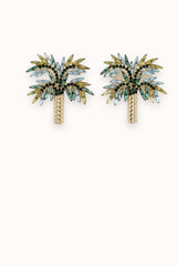 Palms Earrings - Green