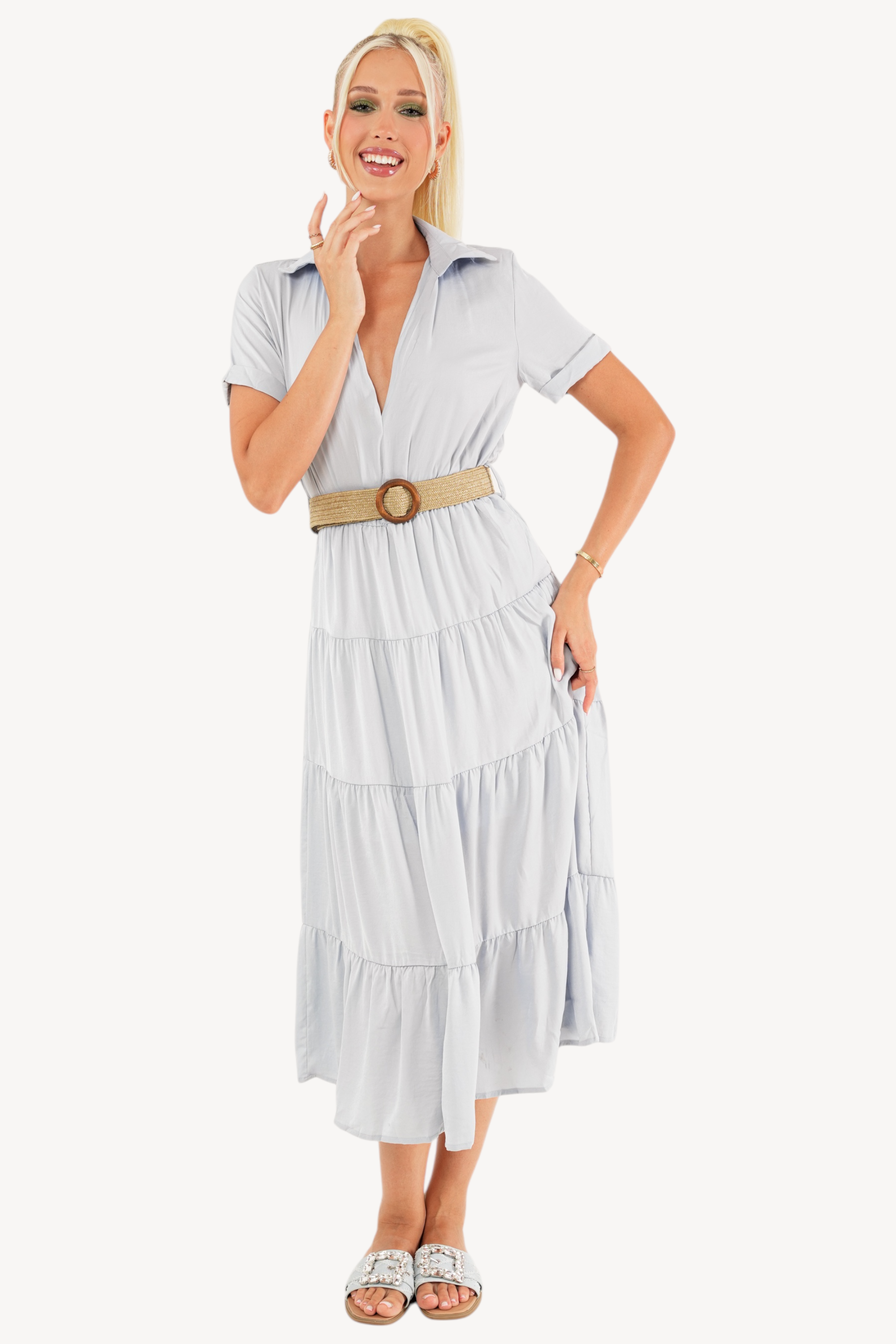 Brianna Dress - Blue