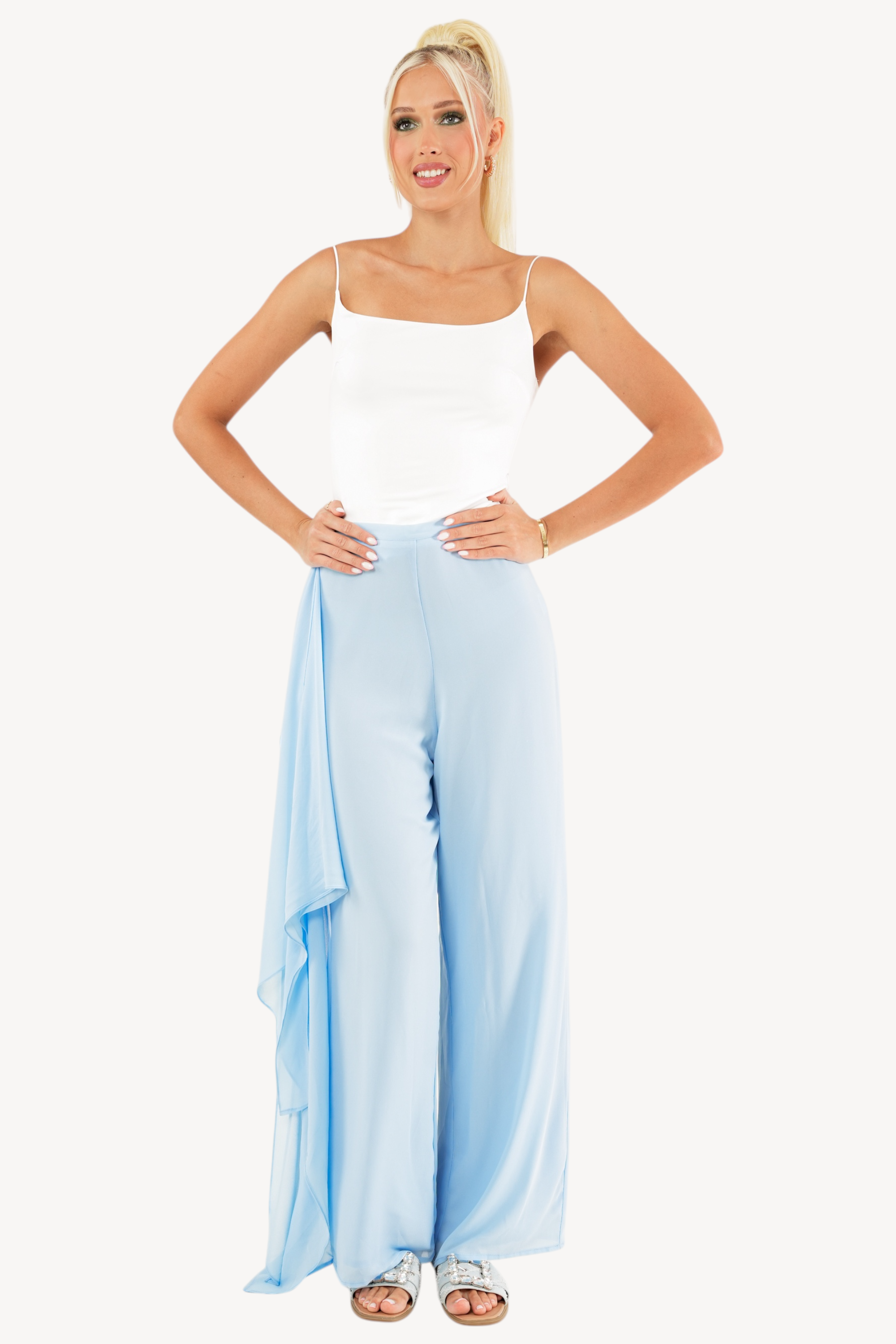 Bali Trouser - Light Blue