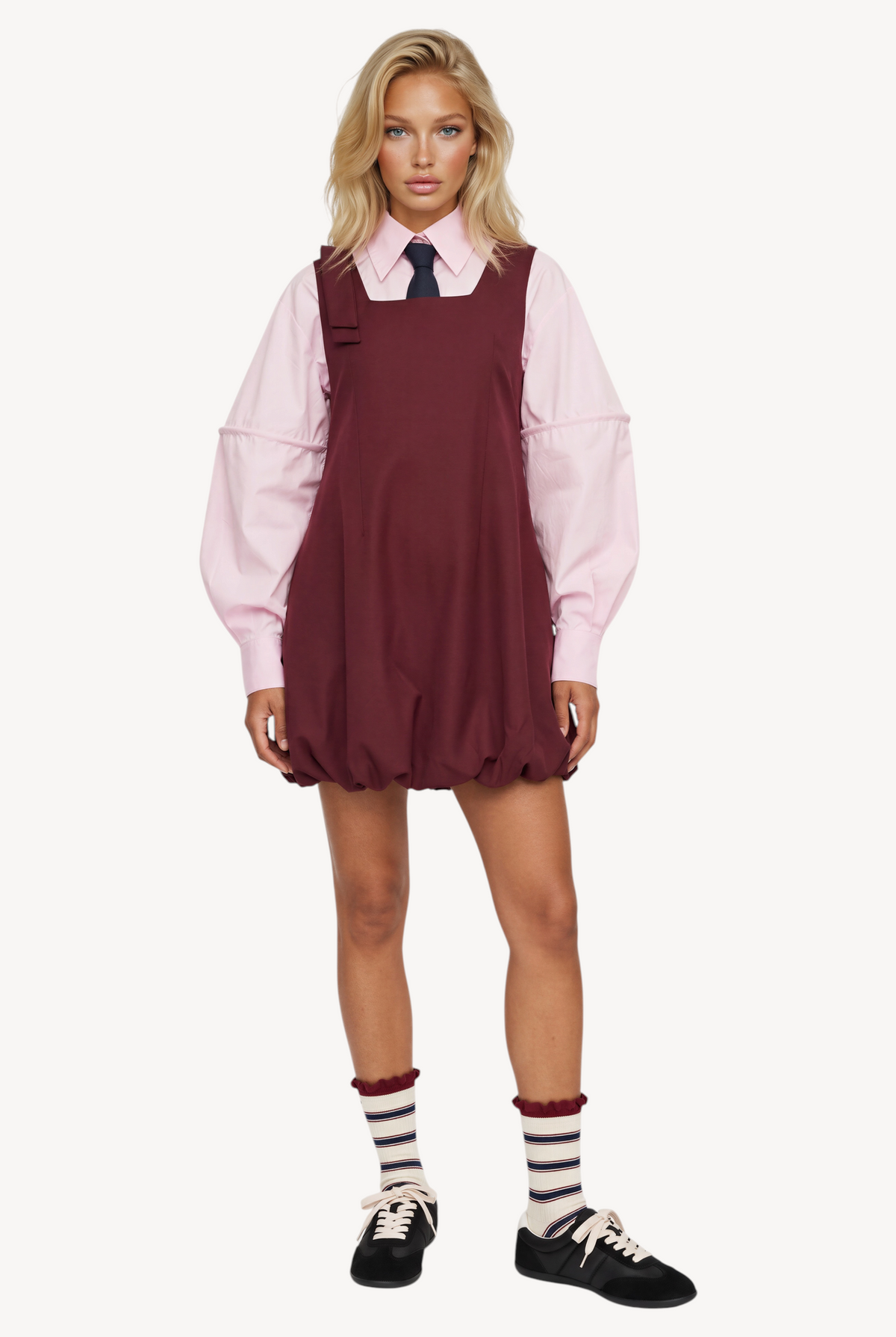 Column Mini Dress