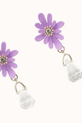 Lya Earrings - Purple