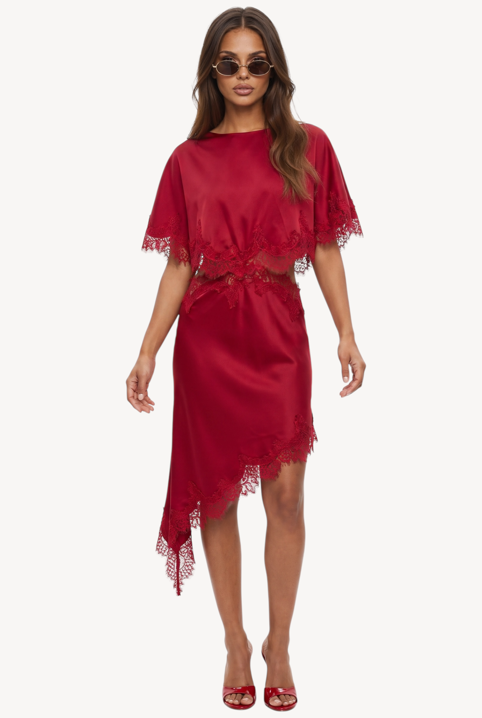 Crimson Whisper Dress