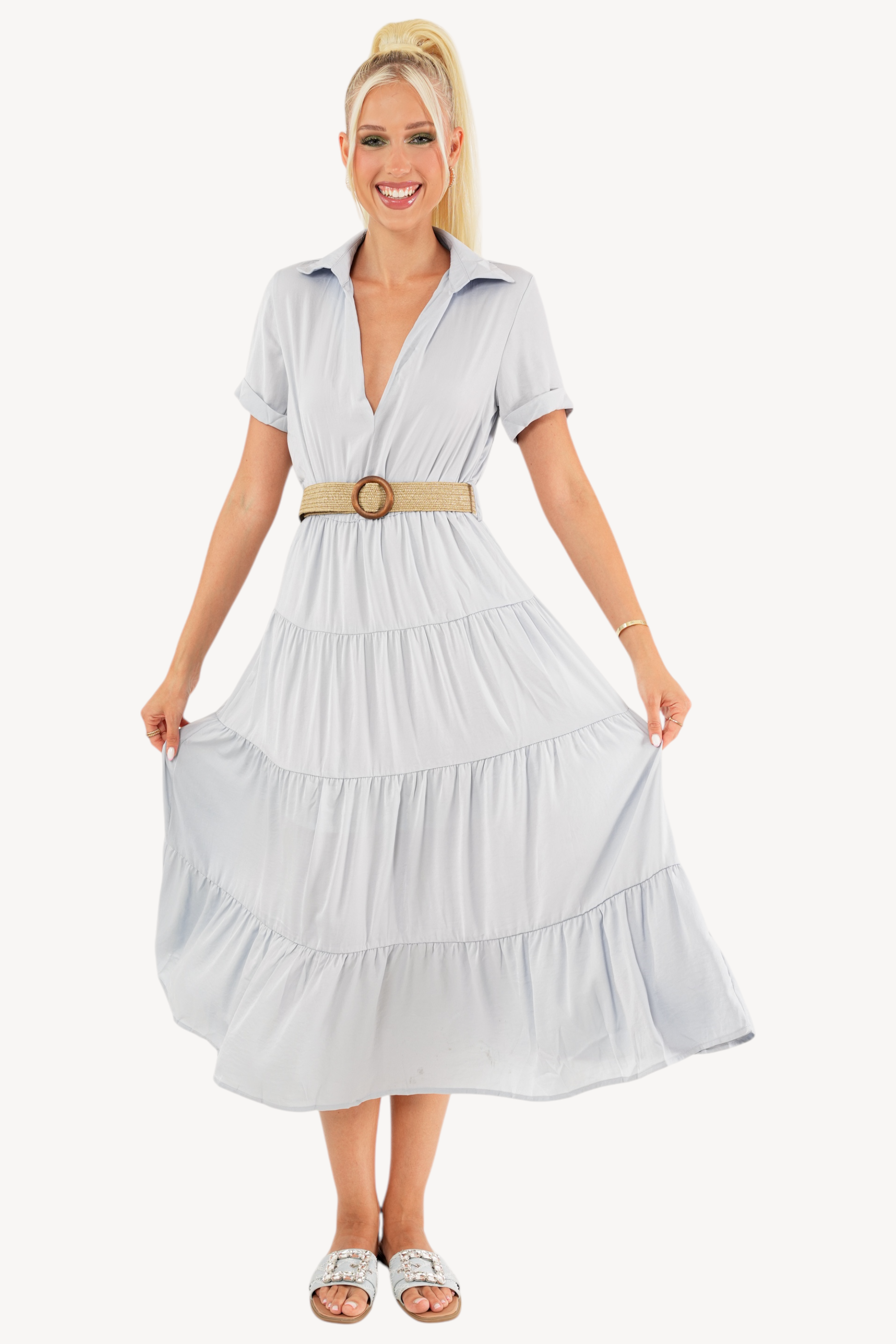 Brianna Dress - Blue