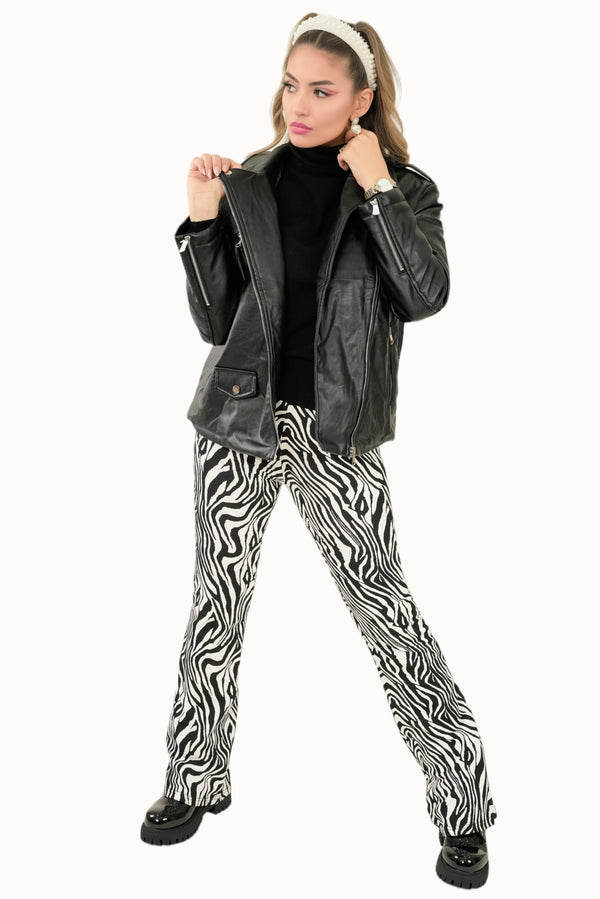 Zebra Trouser - Black
