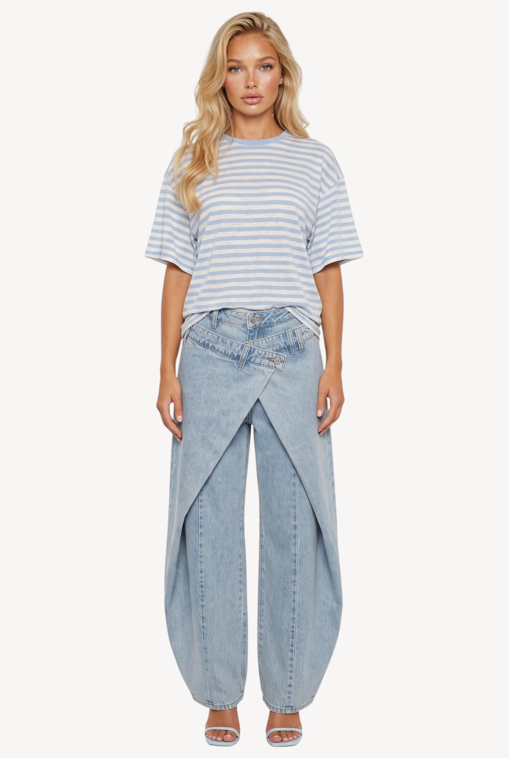 Blue Hour Stripe Top