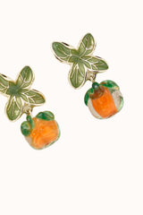 Rebina Earrings - Orange