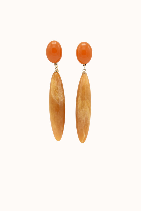 Olga Earrings - Orange